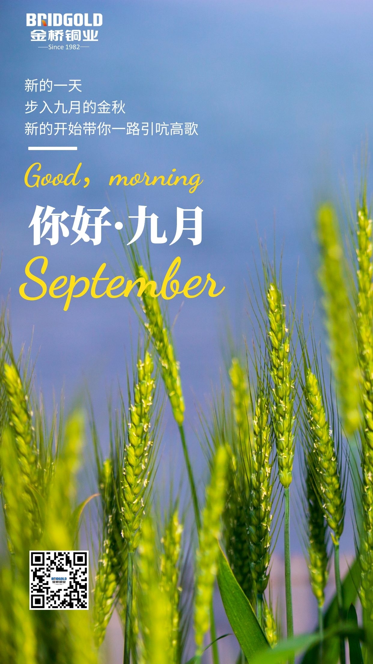 你好，金秋九月